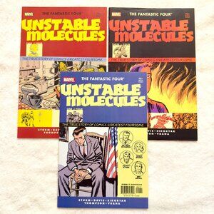 Fantastic Four: Unstable Molecules 1, 2, & 3 - 2003 Marvel Comics Lot 1-3